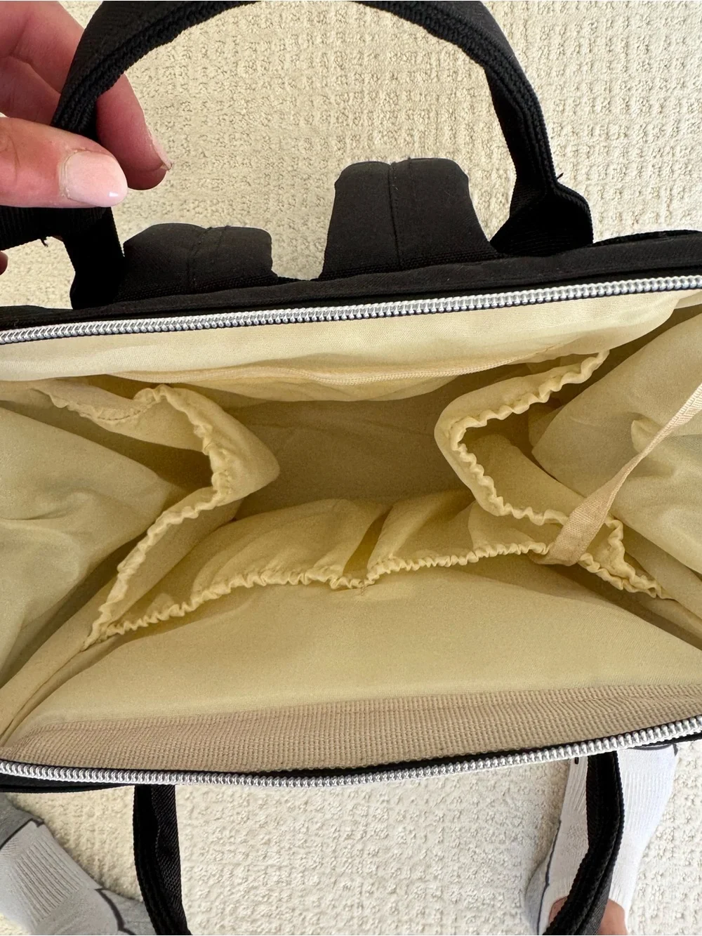 Stylish Black & Gray Men's Backpack - Modern Everyday Bag